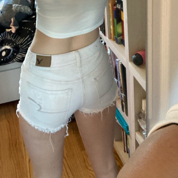 Pink Dye American Eagle Jean Shorts - Picture 4 of 8